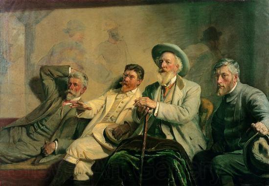 Michael Ancher Art Judges Norge oil painting art